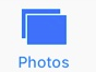 iOS photos tab icon.