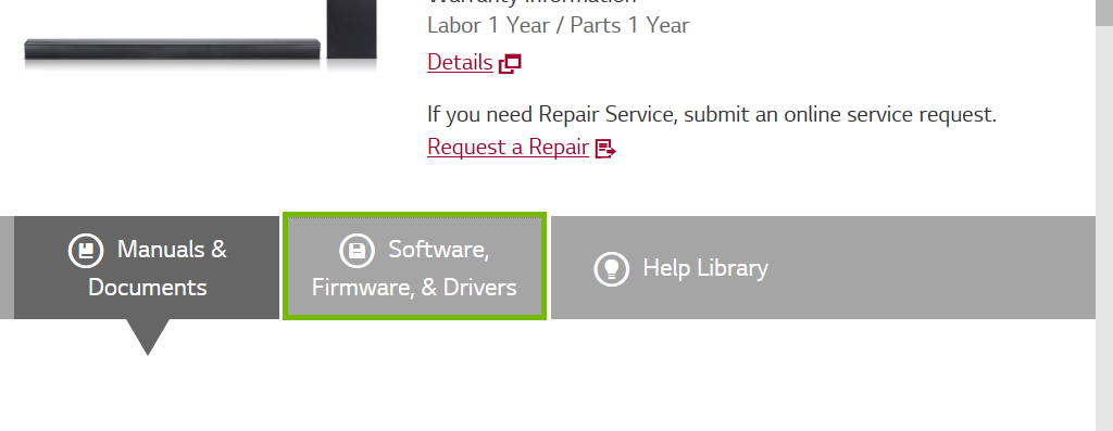 Website with proper link highlighted.