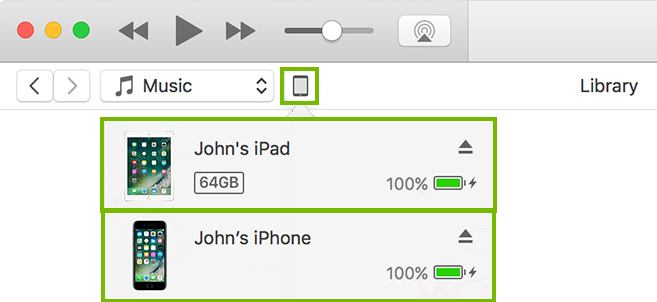 Selecting your device