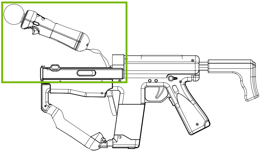 Connecting the PS Move to the Sharp Shooter. Diagram.