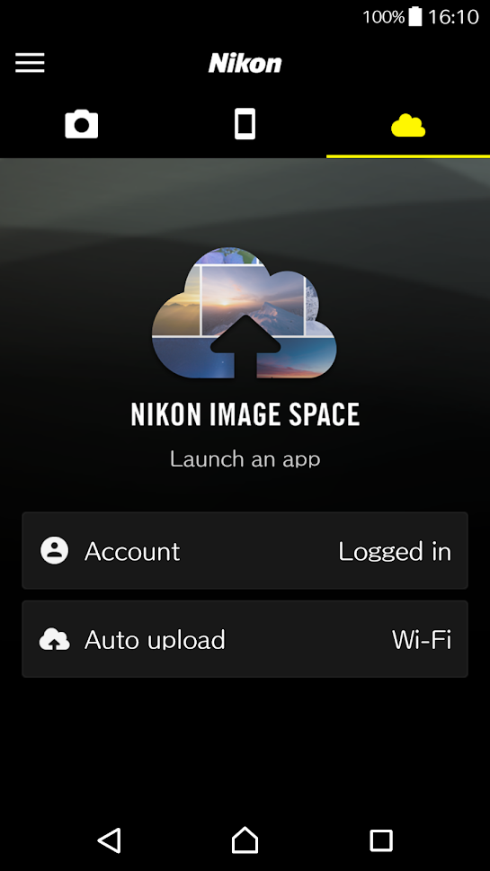 Image Space screen
