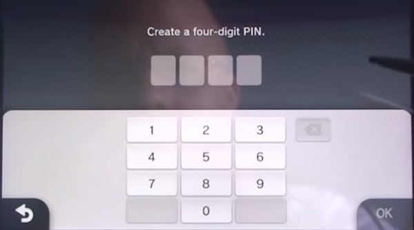 Creating the 4 digit pin