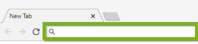 Chrome Address bar.