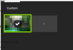 Wallpaper Select dialog.