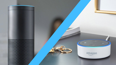 Two Amazon devices in different rooms