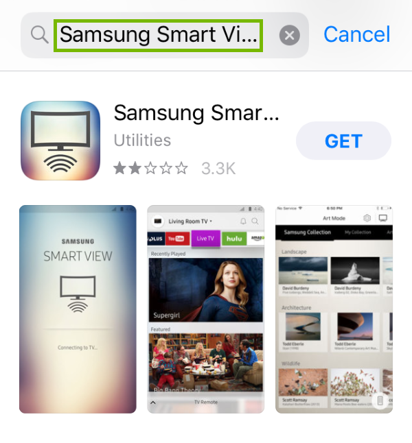 Keyword highlighted in App Store search.