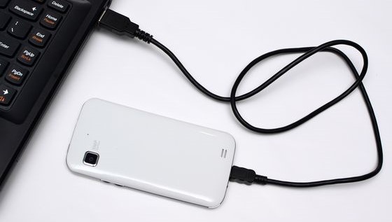 Android plugged into PC