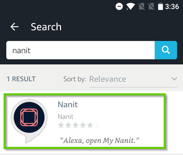 Amazon Alexa skill search