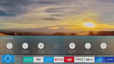 Samsung tv quick settings menu