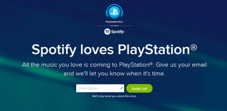 Spotify login screen