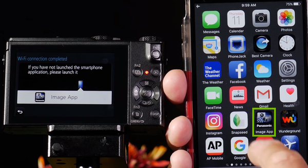 Image App icon highlighted on phone screen.