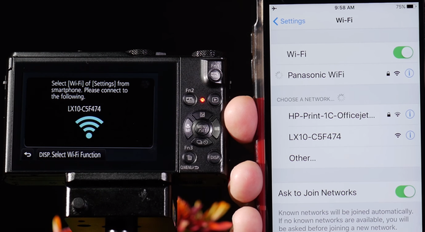 List of available Wi-FI networks showing in phone screen.