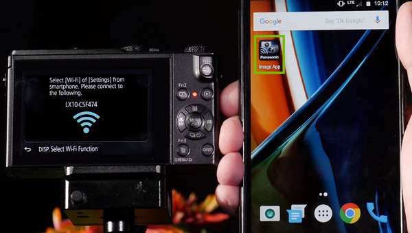 Image App icon highlighted on phone screen.