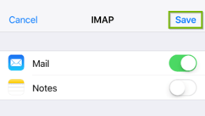 Account sync options