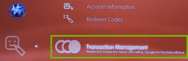 Transaction management