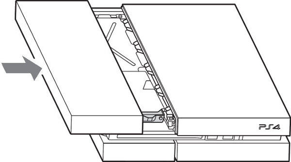 Diagram showing replacing cover.