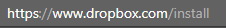 URL for dropbox