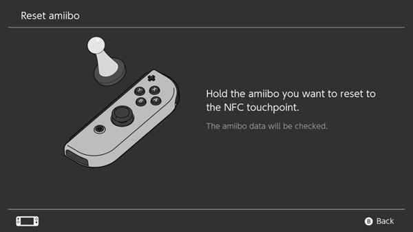 Amiibo reset instructions
