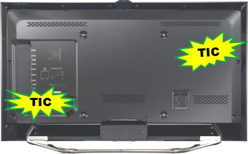 Samsung tv with graphics depicting the cracking noises