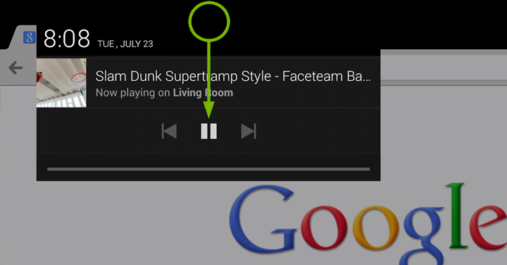 Swipe method shown on mobile device screen.