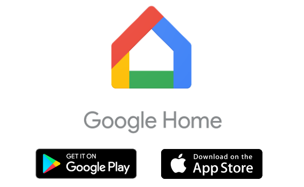 Google Home featuring mobile app choices