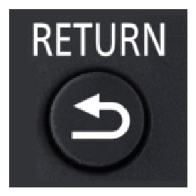 Return button on remote control