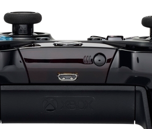 Xbox controller USB port.