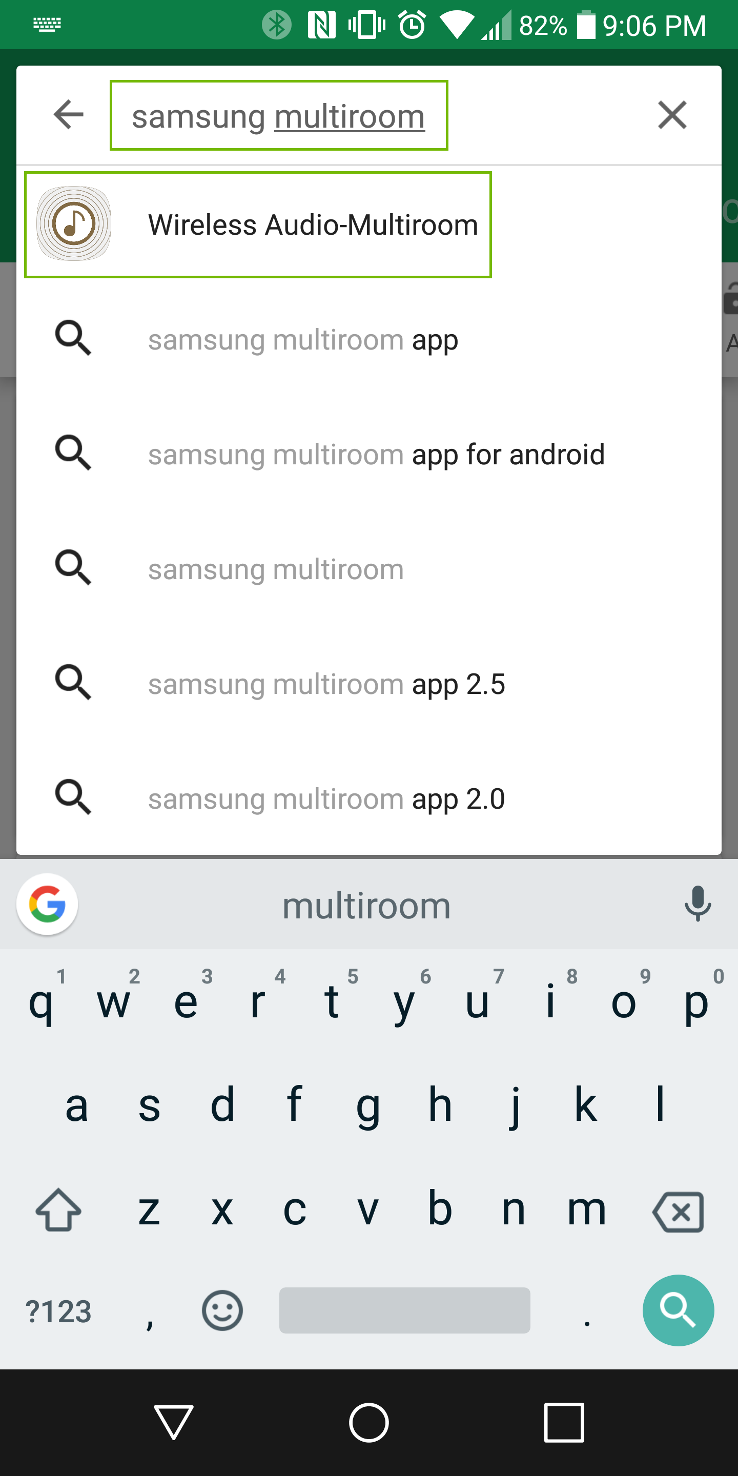 search for app