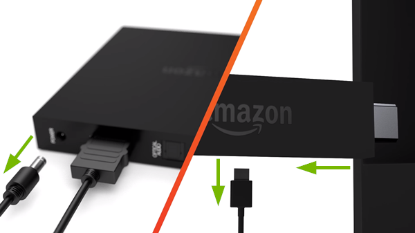 Demonstration of Fire TV restart procedure.