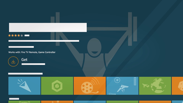 FireTV App landing page.