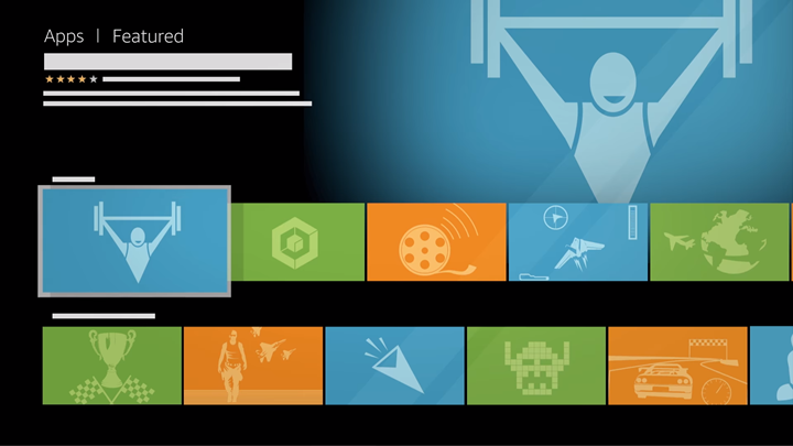 FireTV App browsing screen.