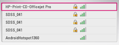 List of available networks