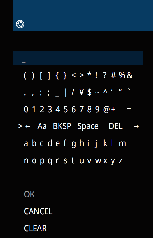 User being prompted to enter the Wi-Fi network password.