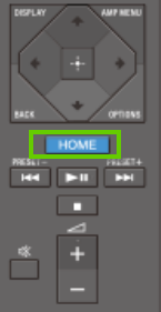 A remote showing the home button