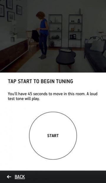 Tunning process demo and start screen
