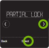 Screen lock type selection. Screenshot.