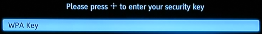 Wireless key pre-entry screen