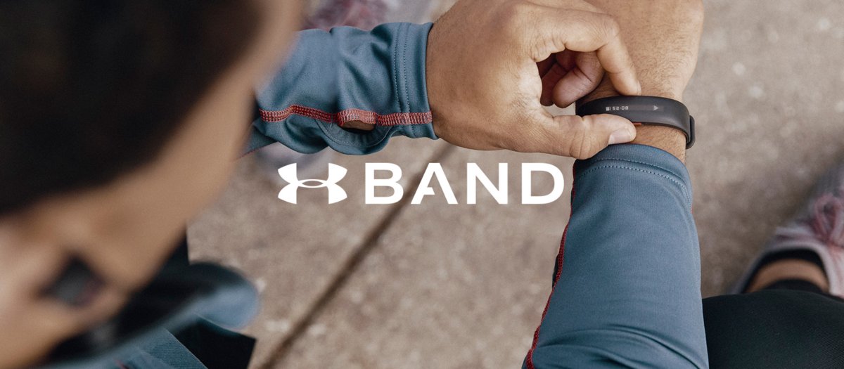 Under armour band logo.