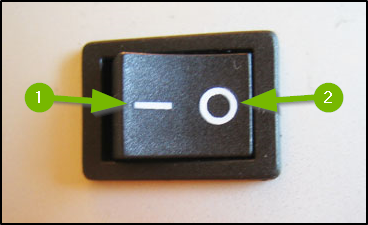 Power supply IO switch.