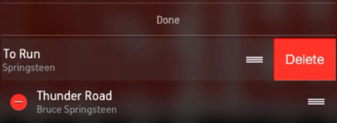 Confirming the track removal