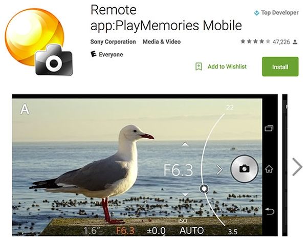 Mobile app landing page.