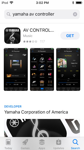 Mobile app landing page