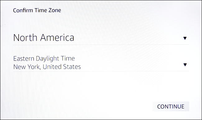 time zone entry