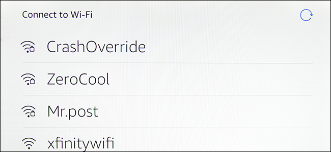 list of WiFi Networks