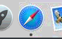 Dock icon with black dot indicating it is running