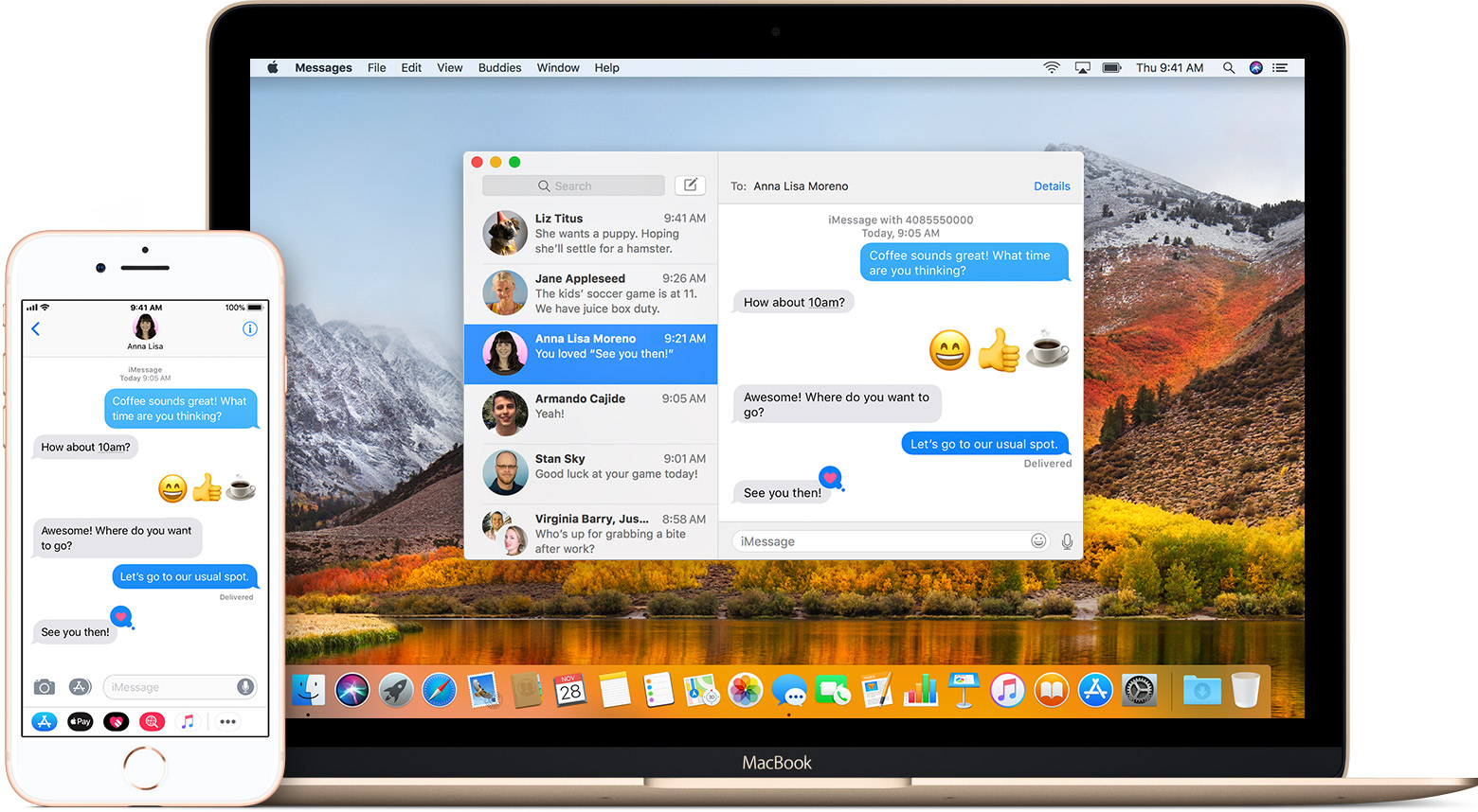 iMessage on iPhone and macOS