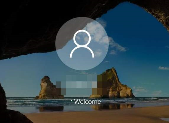 A windows 10 welcome screen