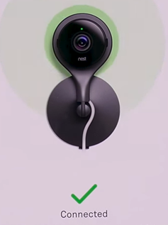 Successful connection confirmation screen