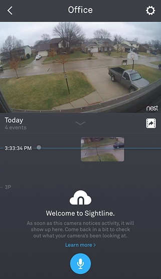 Device dashboard screen