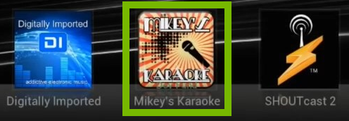 List of programs with an example program highlighted